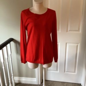 Pink tartan red sweater new size medium